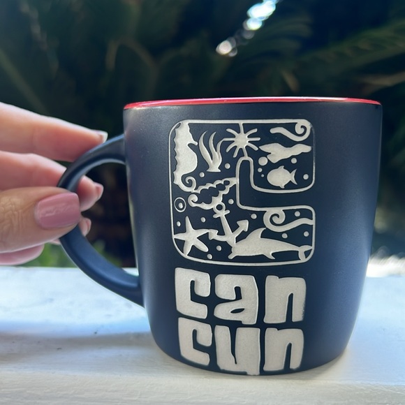 Vintage Can Cun Mug Mexico - Picture 3 of 10
